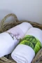 Badstof handdoek | 50x100 cm | Katoen 400g/m² | Met polyester rand