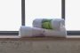 Badstof handdoek | 50x100 cm | Katoen 400g/m² | Met polyester rand