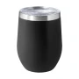 Thermo cup | Recycled stainless steel double wall | Plastic lid | 350 ml