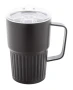 Mug isotherme | Acier inoxydable recyclé double paroi | Couvercle en plastique ABS | 470 ml