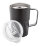 Mug isotherme | Acier inoxydable recyclé double paroi | Couvercle en plastique ABS | 470 ml