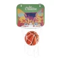 Cestino da basket | Legno HDF | Con ventose e pallina da basket | A colori