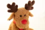 Plush reindeer | RPET polyester | Christmas | Printable tag