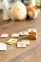 Memory game | Birch wood | 24 tiles | Christmas motives