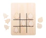 Jeu de morpion design de Noël | Bois | Avec 10 jetons