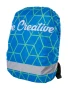 Backpack cover | Recycled polyester | 55×77 cm 10-20L backpacks | 1 reflective stripe | Sublimation
