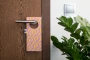 Door hanger | rPET and felt | Including a label | Reusable