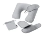 Set de viaje | Poliéster reciclado | Incl. almohada de viaje, antifaz para dormir y zapatillas