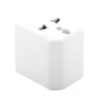 Travel adapter | ABS | 63×53×55 mm | World-wide | 1 USB & 1 USB-C