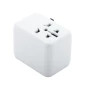 Travel adapter | ABS | 63×53×55 mm | World-wide | 2 USB & 1 USB-C fast charger