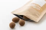 Almendras con chocolate con leche y canela | Bolsa de papel kraft natural | 70g | Snack de invierno