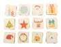 Memory game | Birch wood | 24 tiles | Christmas motives