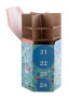 Calendrier de l'Avent | Carton | Hexagonal | A remplir | Quadrichromie