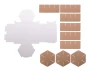 Calendrier de l'Avent | Carton | Hexagonal | A remplir | Quadrichromie