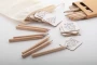 Weihnachtliches Memory-Spiel | Baumwolle, Holz, Papier | Mit Holzstiften