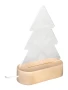 Luz de árbol de Navidad | Acrílico y madera | 14,5×20,5×6 cm | Luz LED