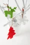 Weihnachtsdekoration | Filz | Rentier, Schneeflocke oder Baum