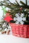Weihnachtsdekoration | Filz | Rentier, Schneeflocke oder Baum