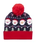 Christmas hat | Soft acrylic | With LED light | Santa & Reindeer | Battery included