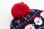 Christmas hat | Soft acrylic | With LED light | Santa & Reindeer | Battery included