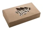 Weihnachtslichterkette | Holz | Schneeflockenform | 20 LED-Lichter