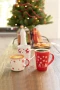 Christmas mug | Ceramic | 300ml | Vintage | With paper gift box