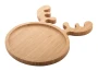 Christmas snack plate | Bamboo | Reindeer shape