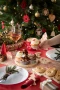 Assiette de Noël | Bambou | Forme arbre de Noël
