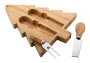 Christmas cheese knife set | Bamboo | Tree shaped cutting board