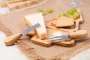 Christmas cheese knife set | Bamboo | Tree shaped cutting board