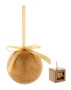 Bola de Navidad con purpurina | Espuma PU | ⌀7,5cm | Con colgador de cinta