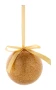 Bola de Navidad con purpurina | Espuma PU | ⌀7,5cm | Con colgador de cinta