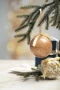 Bola de Navidad con purpurina | Espuma PU | ⌀7,5cm | Con colgador de cinta