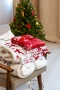 Christmas blanket | RPET | 120x150 cm | With ribbon and card