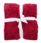 Weihnachtsdecke | RPET-Polyester | 120x150 cm | Schneeflockenmuster | Wendbar