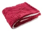 Weihnachtsdecke | RPET-Polyester | 120x150 cm | Schneeflockenmuster | Wendbar