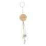 Keyring with charging cables | Wheat straw plastic & bamboo | Sustainable
