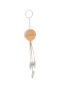 Keyring with charging cables | Wheat straw plastic & bamboo | Sustainable