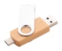 OTG USB-Stick BooSpin Natur |