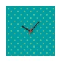 Horloge murale | Horloge murale en bois HDF | Forme carrée