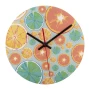 Horloge murale | Bois HDF | Forme ronde