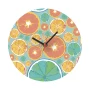 Horloge murale | Bois HDF | Forme ronde