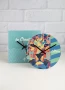 Horloge murale | Bois HDF | Forme ronde