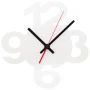 Horloge murale | PVC | Cadran d'horloge découpé
