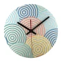 Horloge murale | Aluminium brossé | Forme ronde