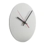 Horloge murale | Aluminium brossé | Forme ronde
