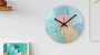 Horloge murale | Aluminium brossé | Forme ronde