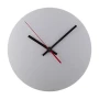 Wall clock | Brushed aluminium | Round shape