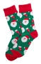 Christmas socks | Cotton & RPET polyester & spandex 53g | Pair | Kraft paper wrap | Sizes 38-42, 43-46