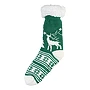 Calcetines zapatilla de Navidad | Poliéster PET reciclado | Forro de sherpa | Suela de silicona antideslizante | Talla 36-43